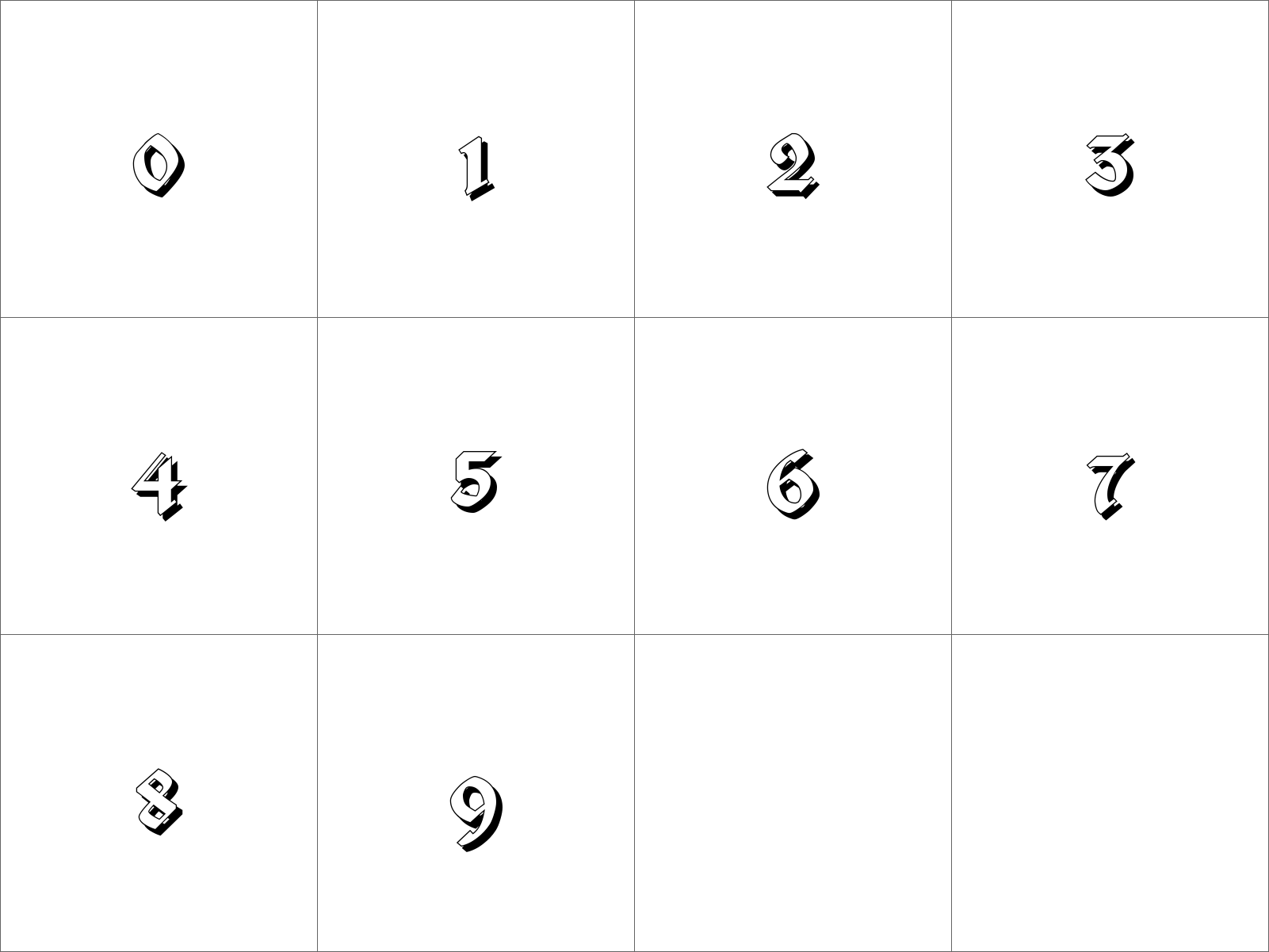 Numeric Characters image