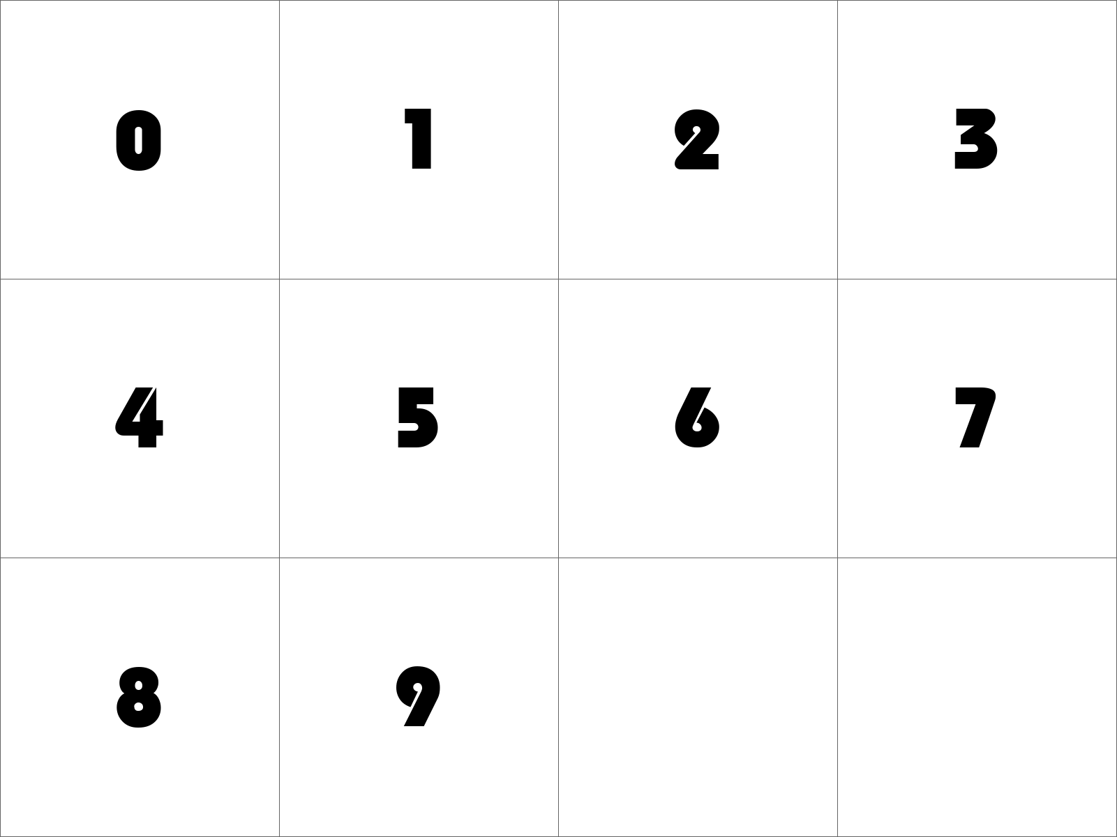 Numeric Characters image