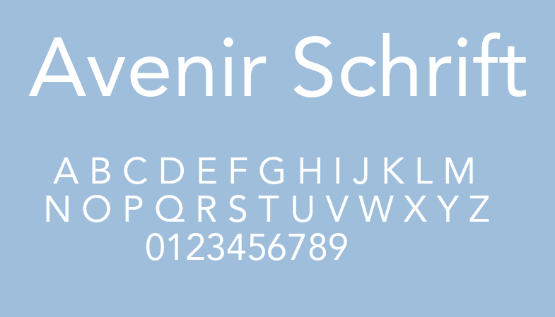 Avenir Schrift